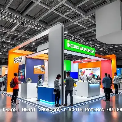 Booth Pameran Outdoor Grobogan: Desain Eksklusif dan Finishing Rapi