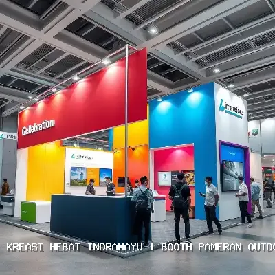 booth pameran outdoor Indramayu