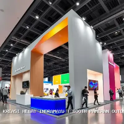 Booth Pameran Outdoor Indramayu: Desain Custom & Finishing Rapi