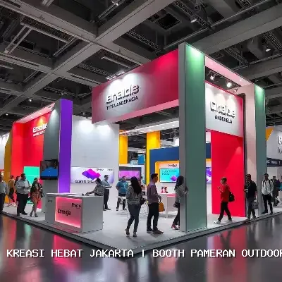 booth pameran outdoor Jakarta