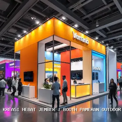 booth pameran outdoor Jember