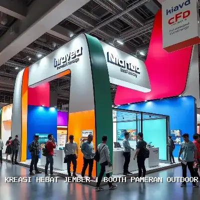 Booth Pameran Outdoor Jember – Kreasi Hebat Jember