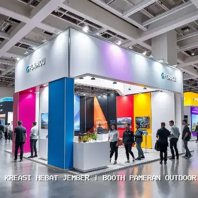 Booth Pameran Outdoor Jember – Kreasi Hebat Jember