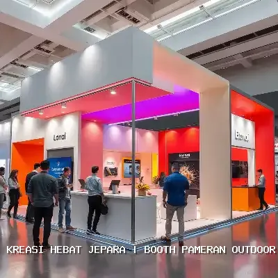 booth pameran outdoor Jepara
