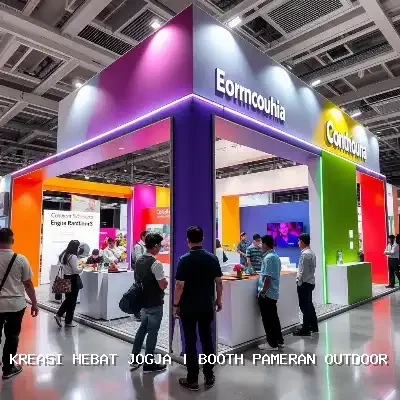 booth pameran outdoor Jogja