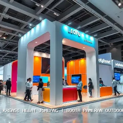 booth pameran outdoor Jombang