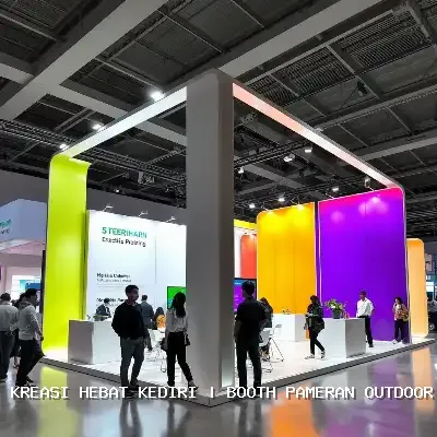 booth pameran outdoor Kediri