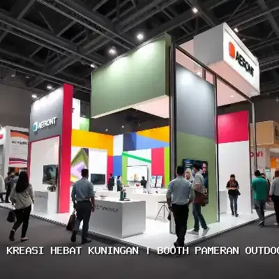 Booth Pameran Outdoor Kuningan: Desain Custom dan Finishing Rapi