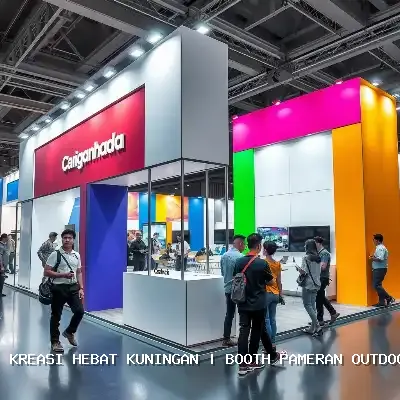 Booth Pameran Outdoor Kuningan: Desain Custom dan Finishing Rapi