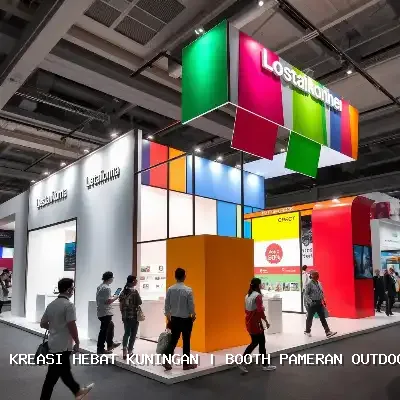 Booth Pameran Outdoor Kuningan: Desain Custom dan Finishing Rapi
