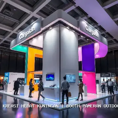 Booth Pameran Outdoor Kuningan: Desain Custom dan Finishing Rapi