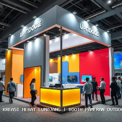 booth pameran outdoor Lumajang