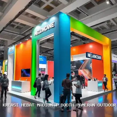 booth pameran outdoor Madiun