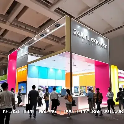 booth pameran outdoor Malang