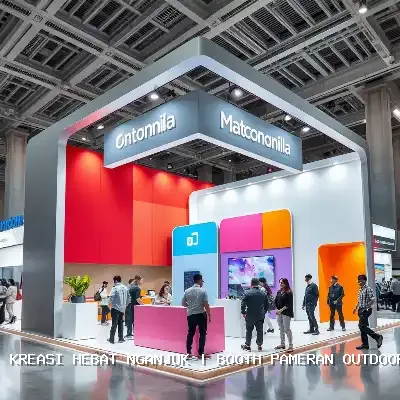 booth pameran outdoor Nganjuk