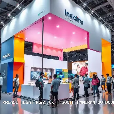 Booth Pameran Outdoor Nganjuk – Kreasi Hebat