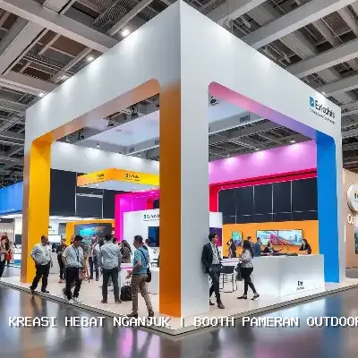 Booth Pameran Outdoor Nganjuk – Kreasi Hebat