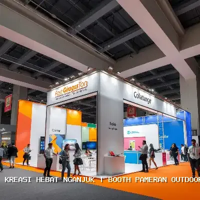 Booth Pameran Outdoor Nganjuk – Kreasi Hebat