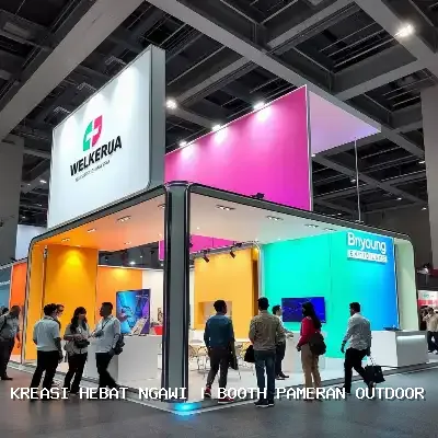 booth pameran outdoor Ngawi