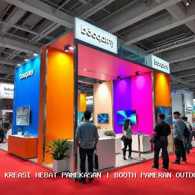 booth pameran outdoor Pamekasan