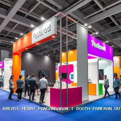 booth pameran outdoor Pangandaran