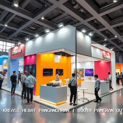Booth Pameran Outdoor Pangandaran: Desain Custom & Finishing Rapi