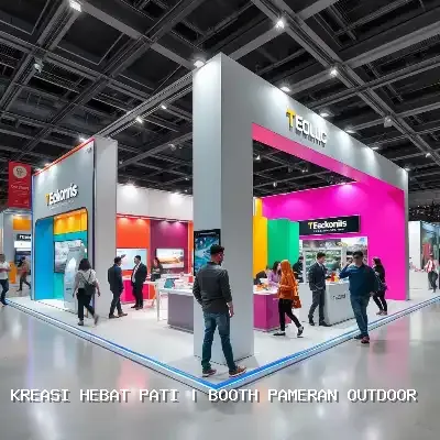 Booth Pameran Outdoor Pati – Kreasi Hebat Pati