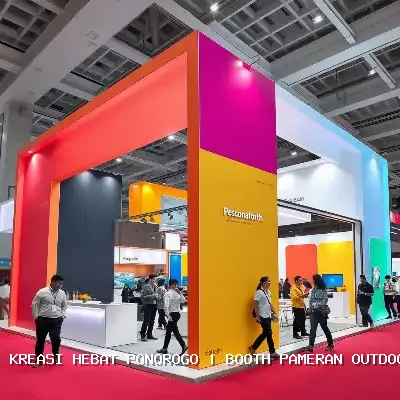 booth pameran outdoor Ponorogo