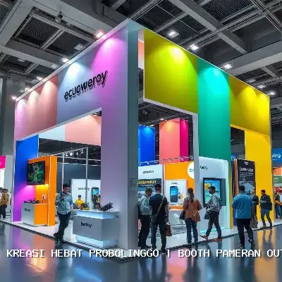 booth pameran outdoor Probolinggo