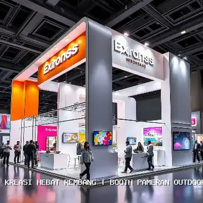 booth pameran outdoor Rembang