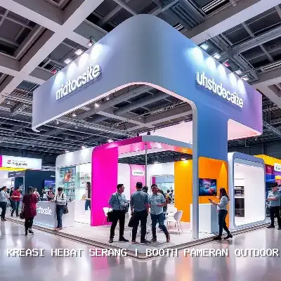 booth pameran outdoor Serang