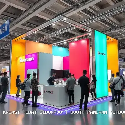 booth pameran outdoor Sidoarjo