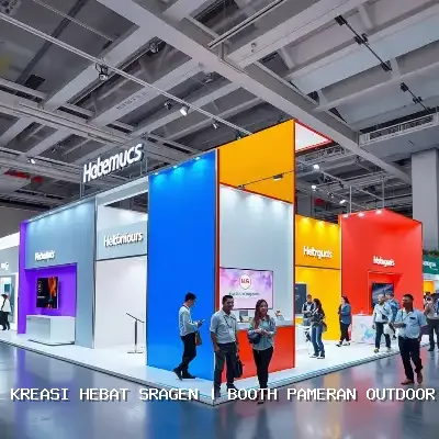 booth pameran outdoor Sragen