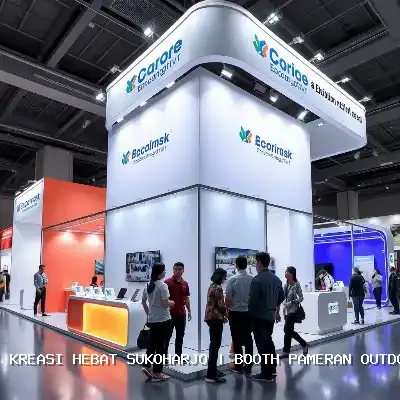booth pameran outdoor Sukoharjo