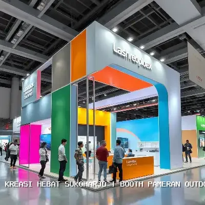 Booth Pameran Outdoor Sukoharjo – Kreasi Hebat