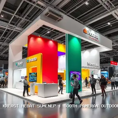 booth pameran outdoor Sumenep