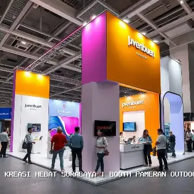 booth pameran outdoor Surabaya