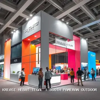 booth pameran outdoor Tegal