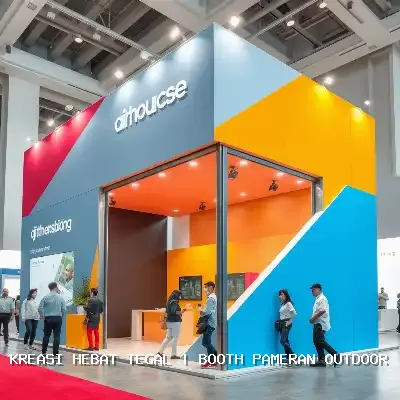 Booth Pameran Outdoor Tegal