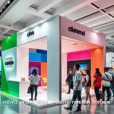 Booth Pameran Outdoor Tegal