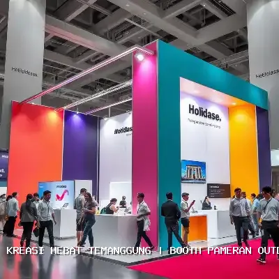booth pameran outdoor Temanggung
