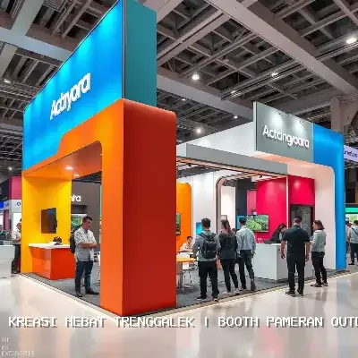 booth pameran outdoor Trenggalek