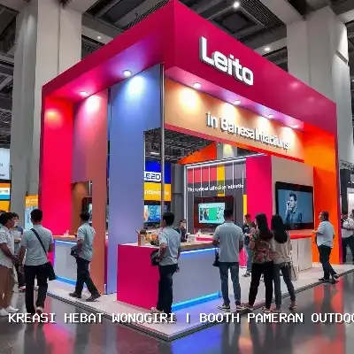 Booth Pameran Outdoor Wonogiri
