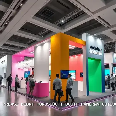 Booth Pameran Outdoor Wonosobo