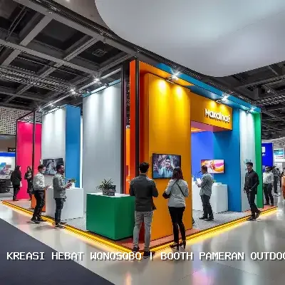 Booth Pameran Outdoor Wonosobo