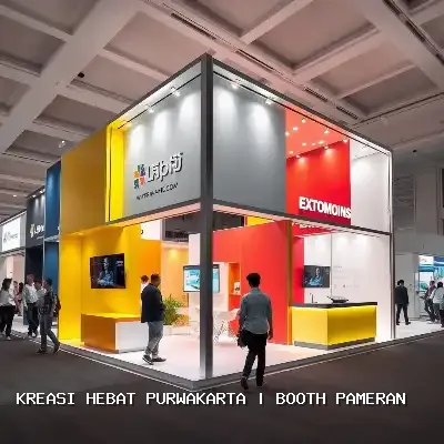 Booth Pameran Purwakarta: Desain Custom & Finishing Rapi