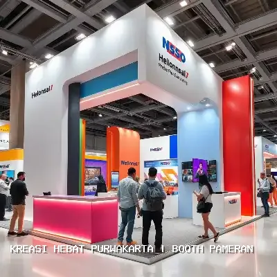 Booth Pameran Purwakarta: Desain Custom & Finishing Rapi