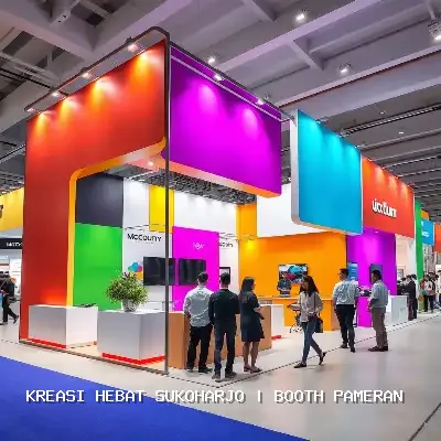 Booth Pameran Sukoharjo: Desain Custom & Finishing Rapi