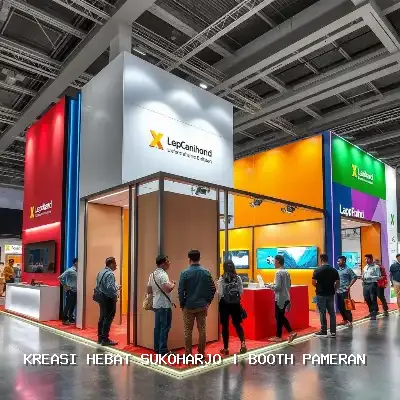 Booth Pameran Sukoharjo: Desain Custom & Finishing Rapi