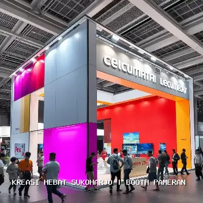 Booth Pameran Sukoharjo: Desain Custom & Finishing Rapi